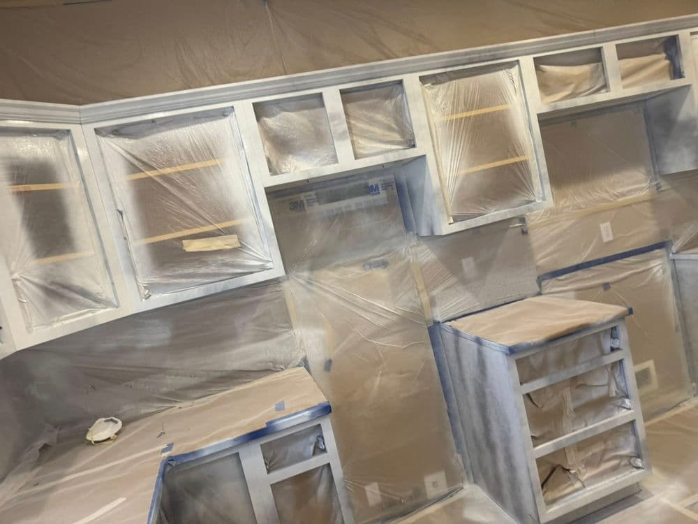 Gallery photos for Dark Cherry Cabinets Painted White in Central Oregon: Image #10