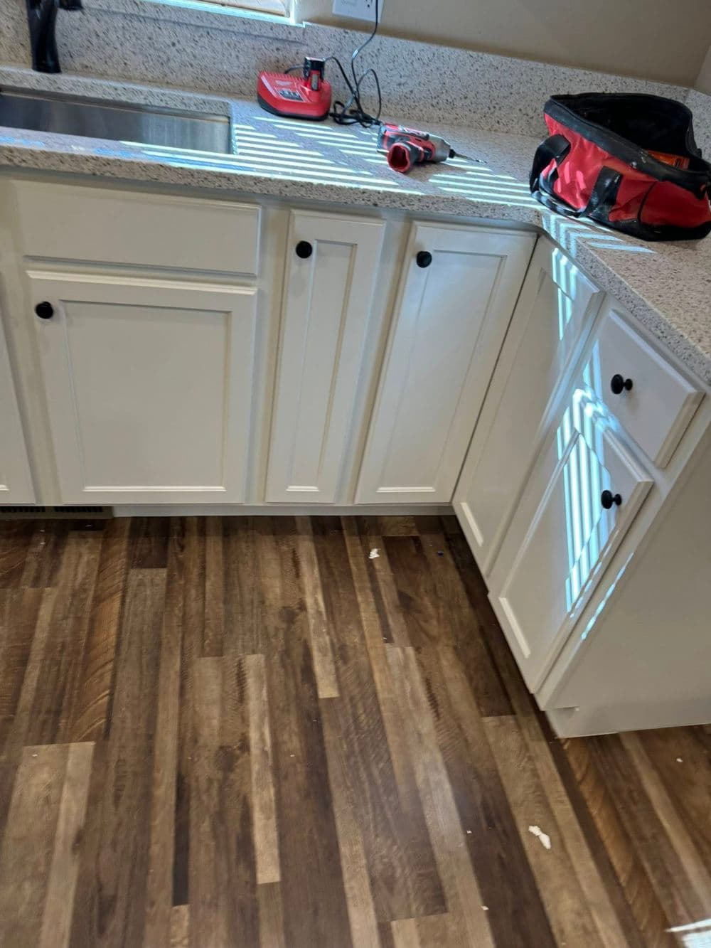 Gallery photos for Dark Cherry Cabinets Painted White in Central Oregon: Image #16