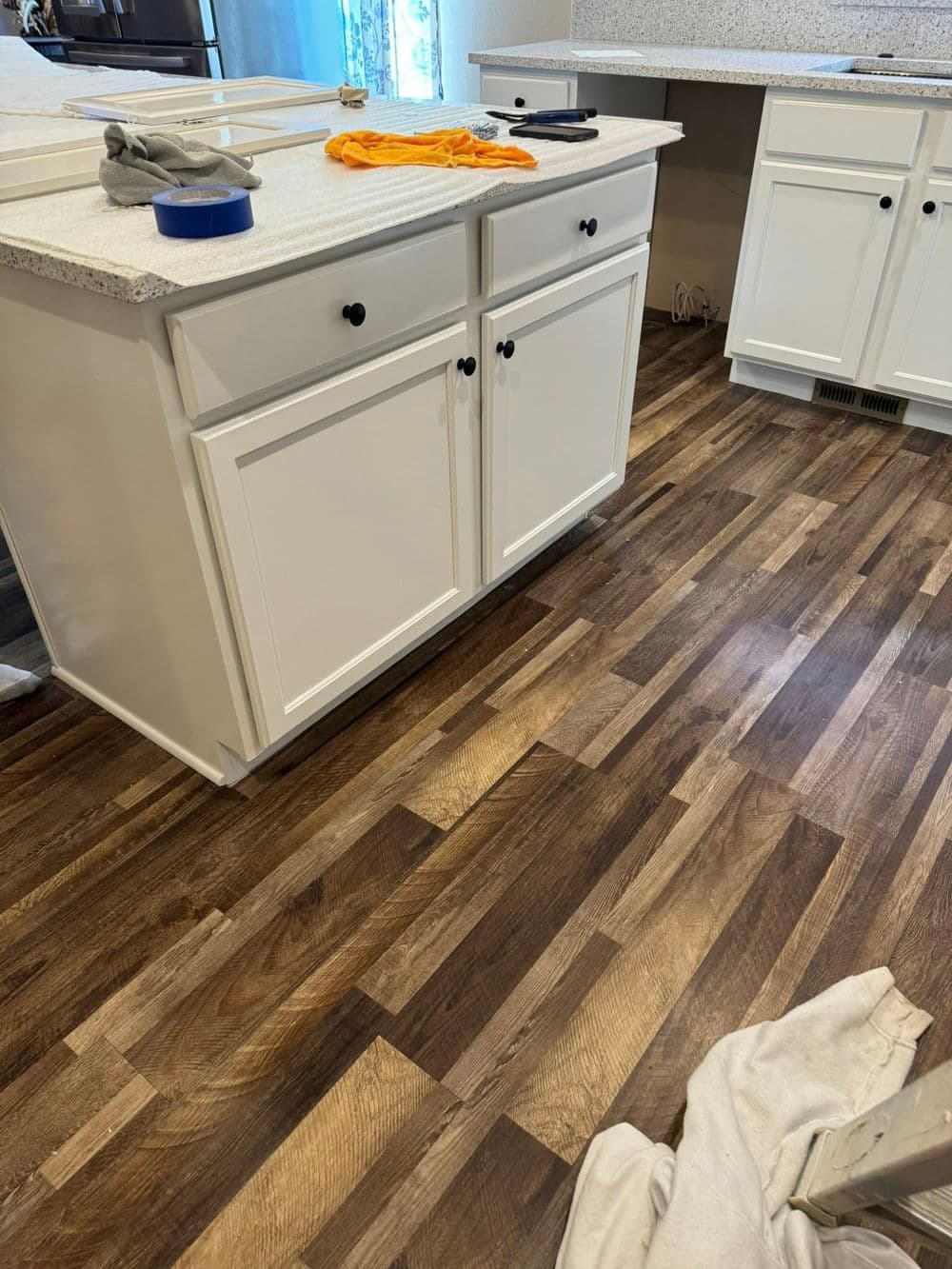 Gallery photos for Dark Cherry Cabinets Painted White in Central Oregon: Image #15