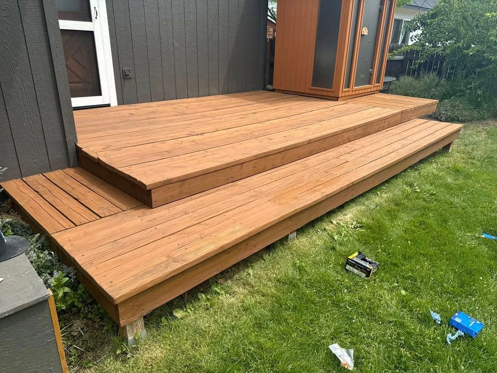 Gallery photos for Multi-Level Wood Deck Build in Eagle Crest OR: Image #1