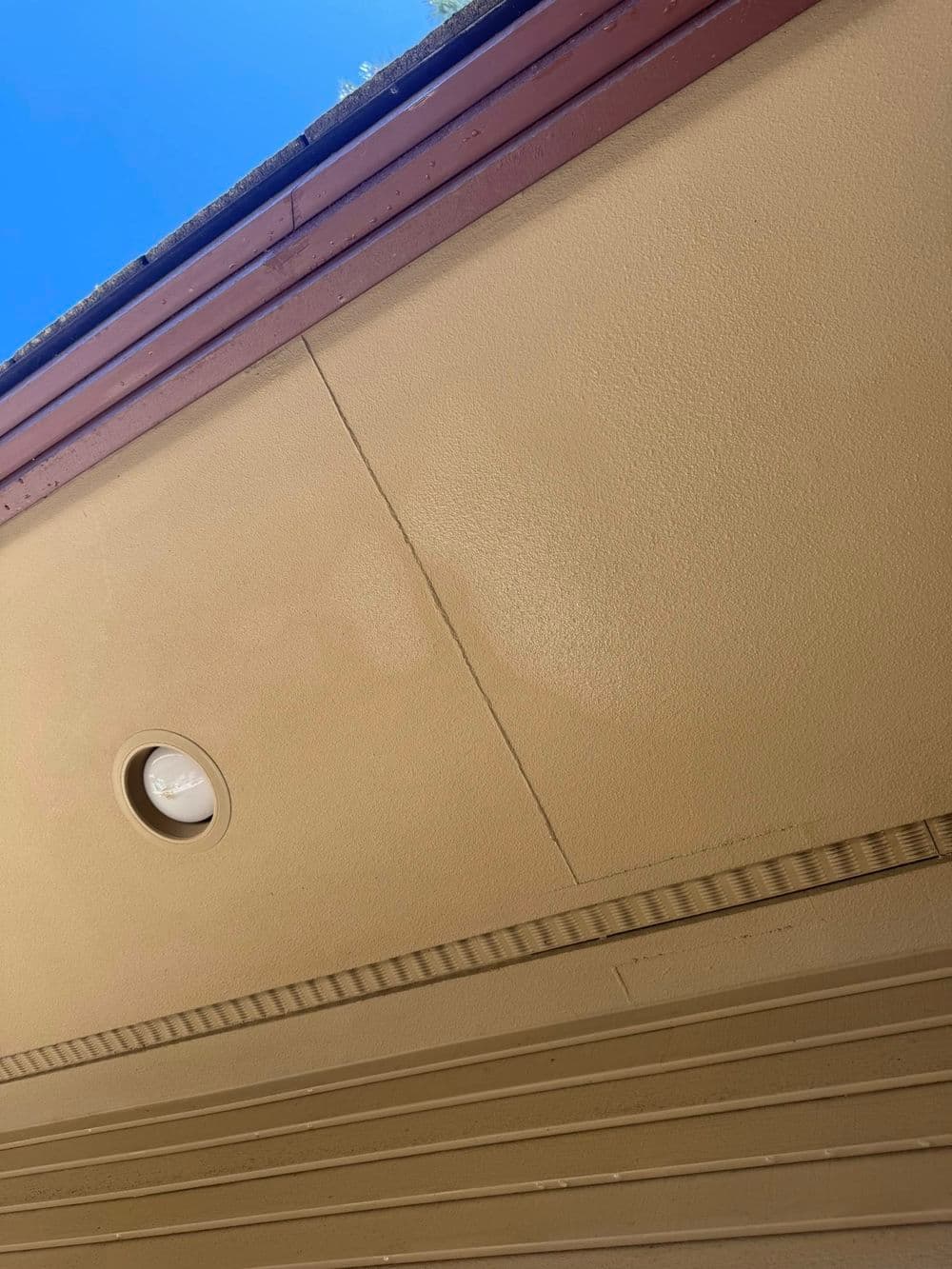 Exterior Soffit and Stucco Repaint on a Tumalo Home